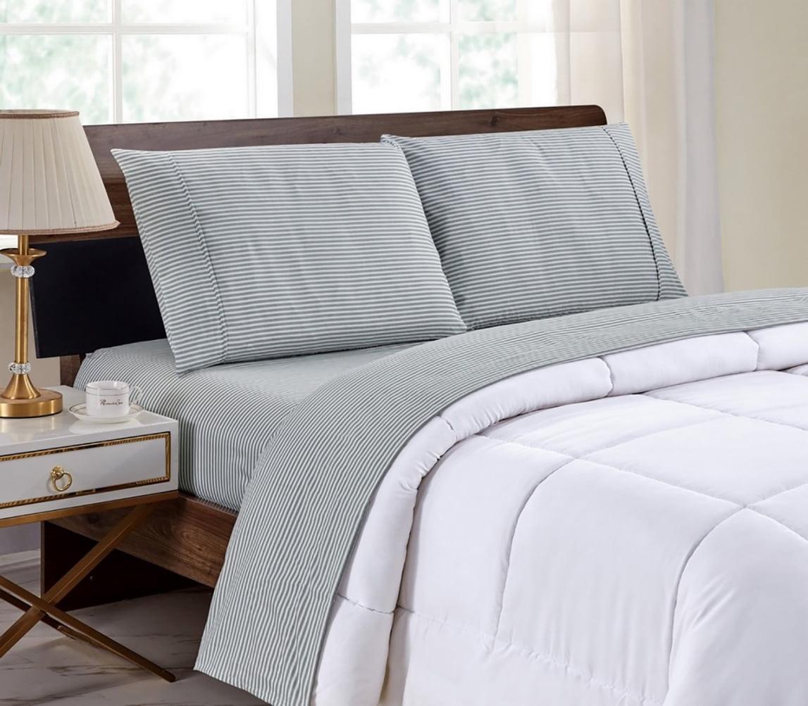 Bibb Home Egyptian Luxury 1800 Thread Count 4 pc Printed Sheet Sets