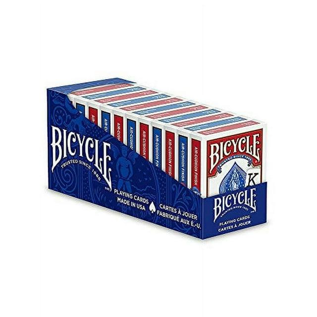 Bicycle Standard Playing Card Decks, Red Blue, 12 Pack
