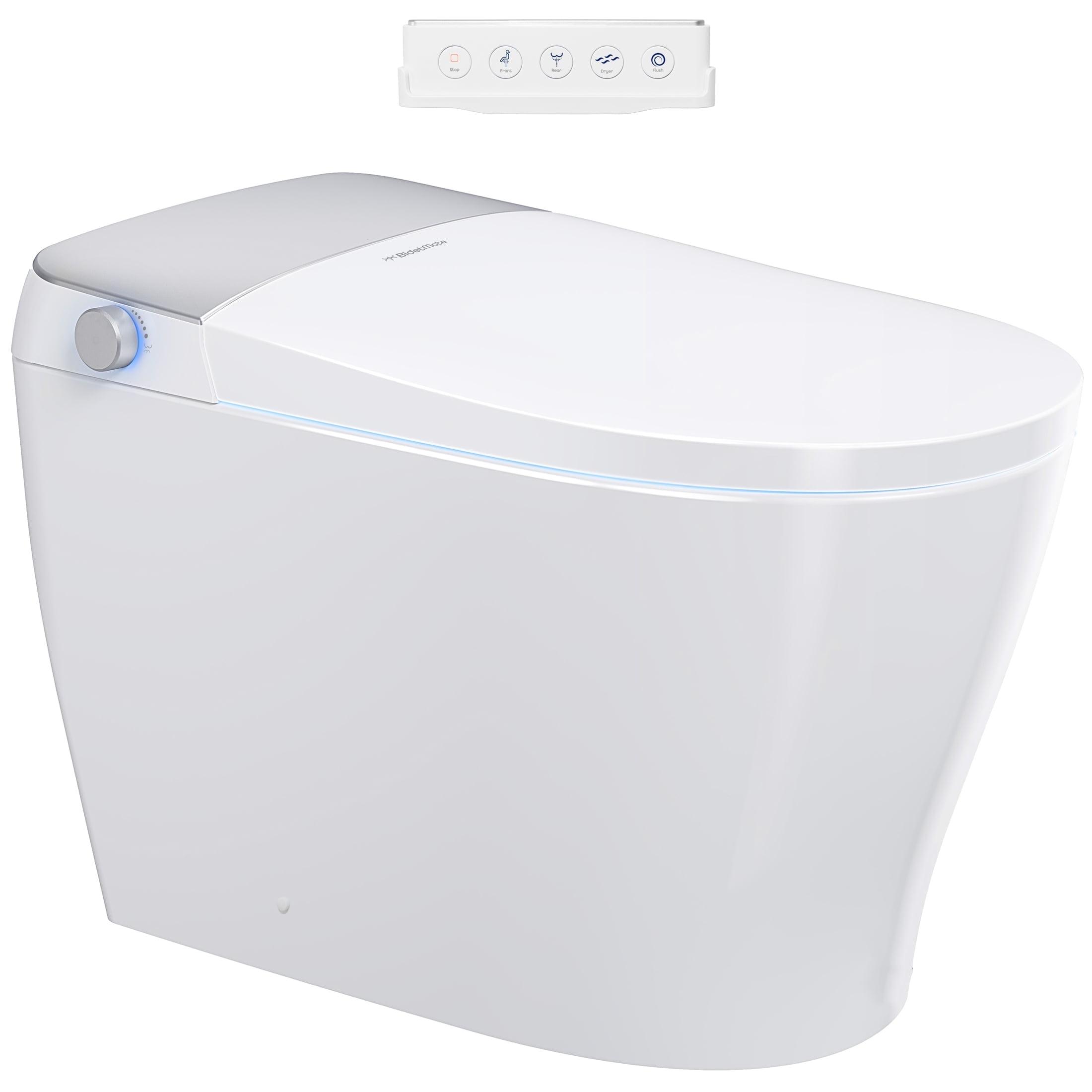 BidetMate 5000 Series White Electric Smart Toilet with Remote