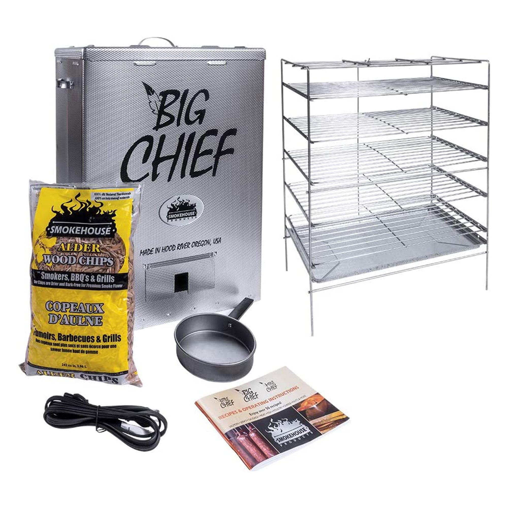 Big Chief 26" Electric Top-Load Smoker with 5-Rack Chrome Grill