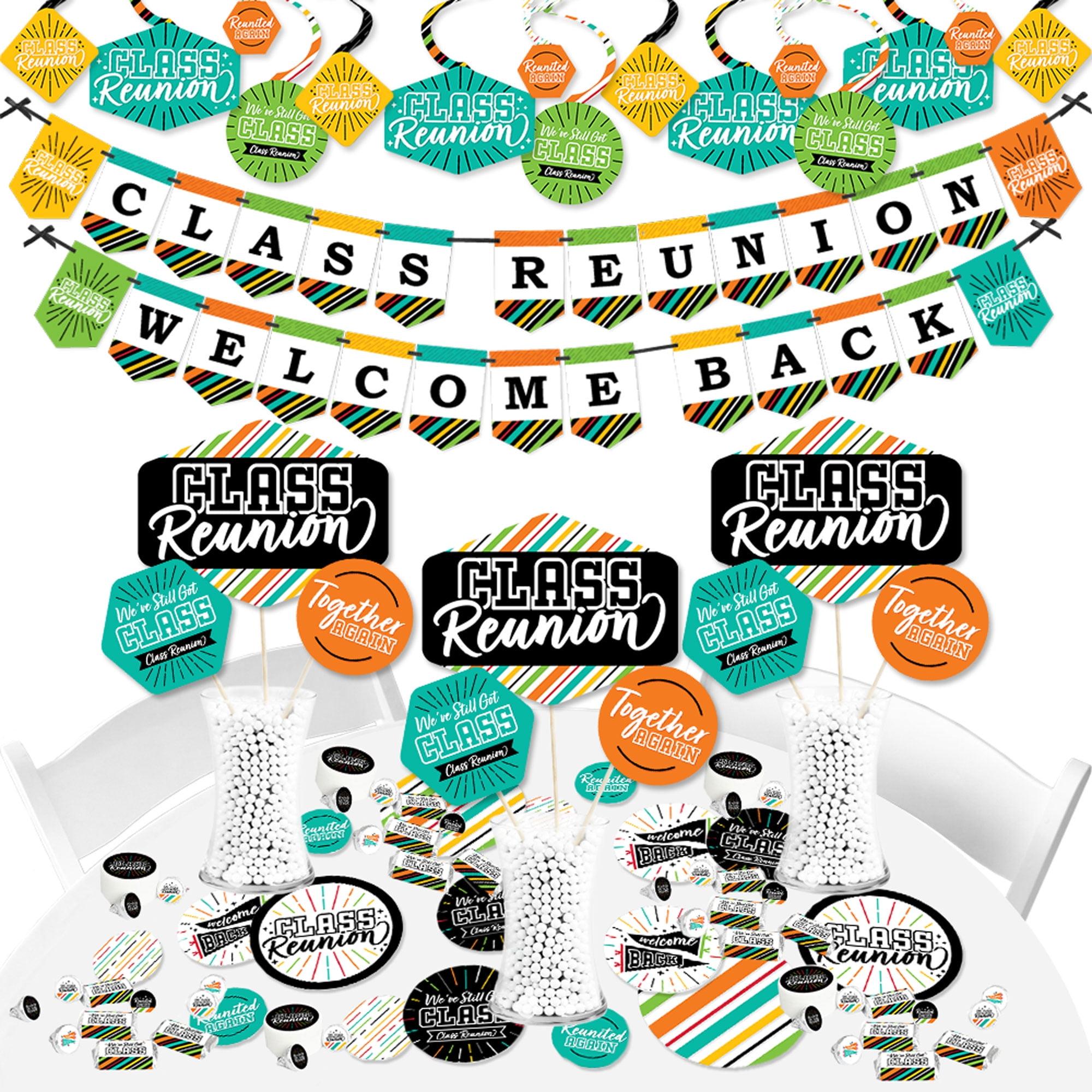 Big Dot of Happiness Still Got Class - High School Reunion Party Supplies - Banner Decoration Kit - Fundle Bundle