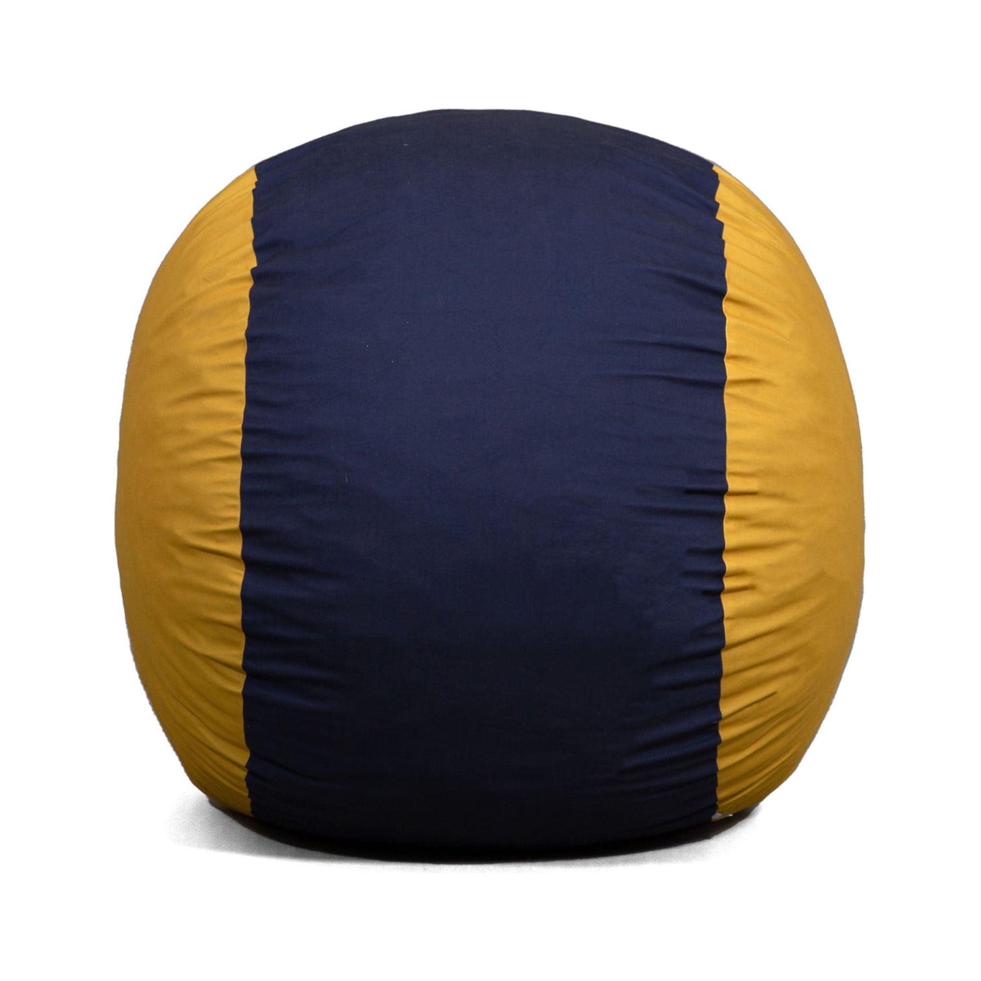 Big Joe Medium 3 Foot Foam Filled Bean Bag Chair with Soft Removeable Cover