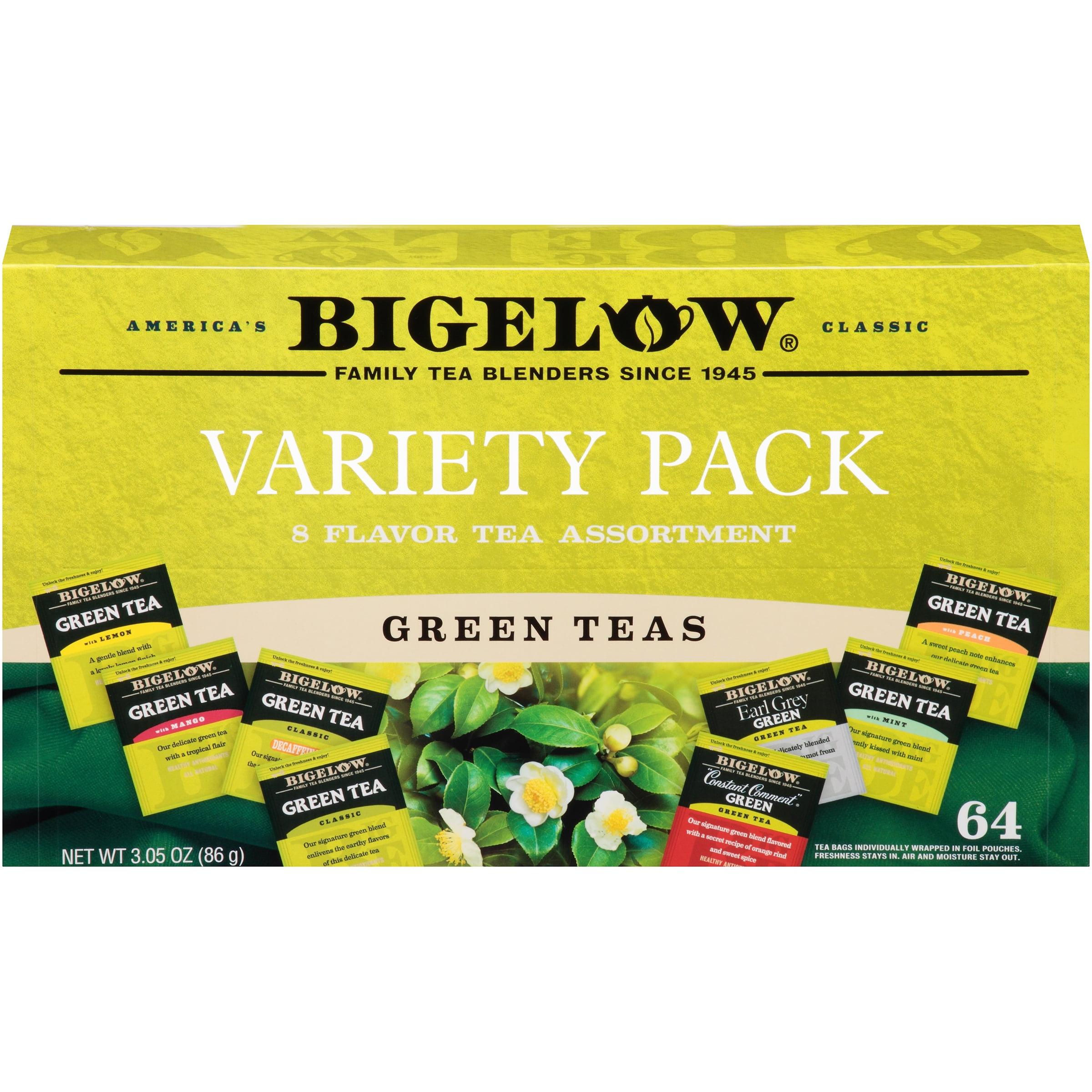Bigelow Green Tea Variety Pack, Tea Bags, 64 Count