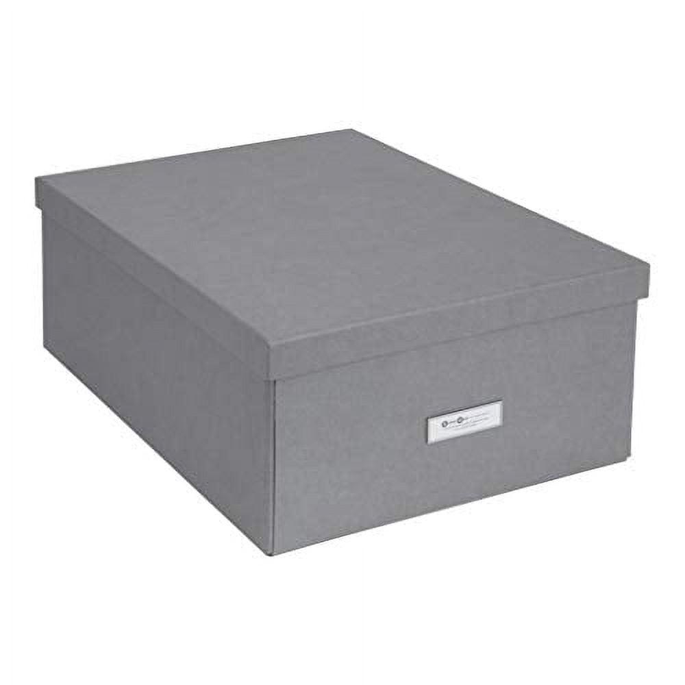 Bigso Katrin Collapsible Storage Box with Labelframe - Simple Assembly without Tools