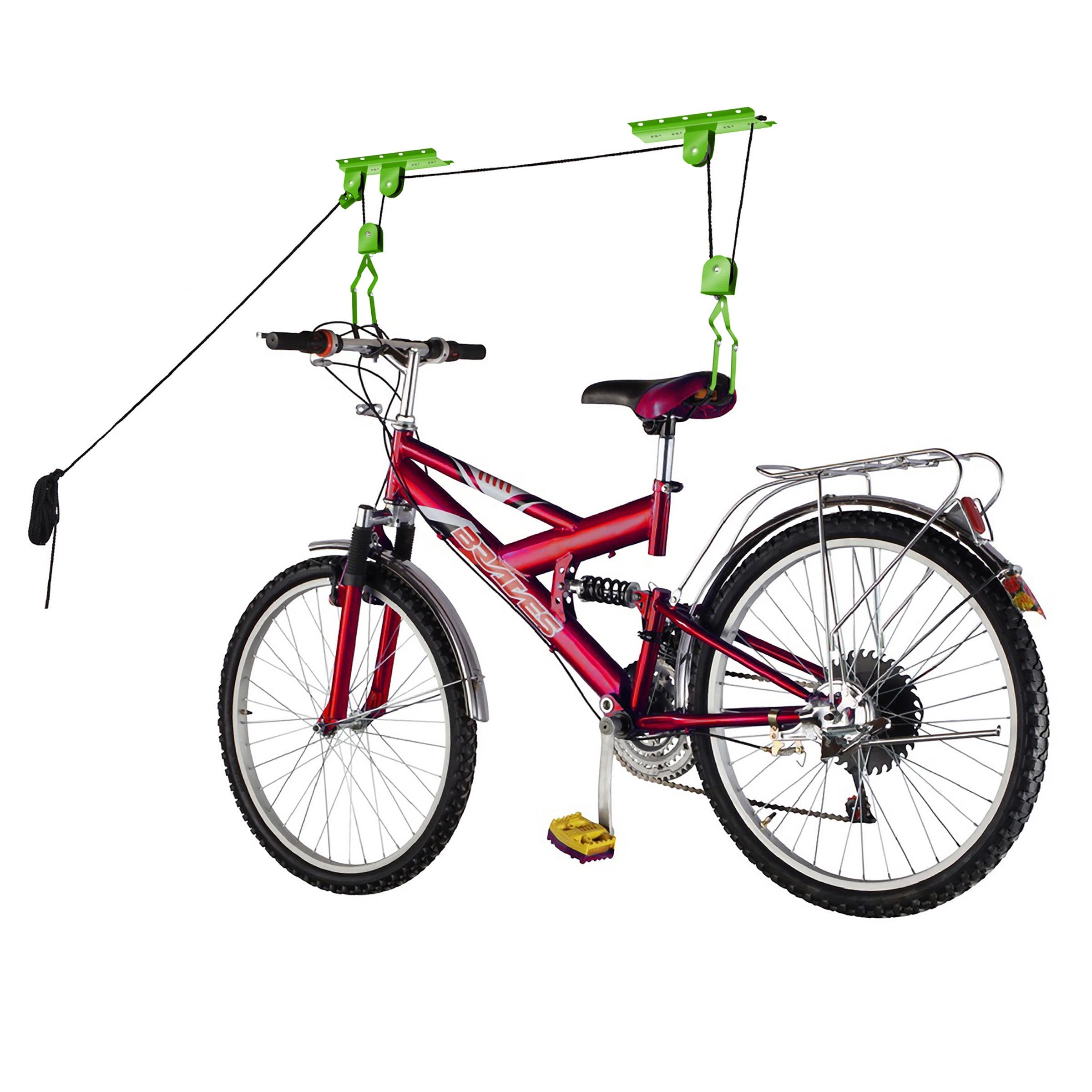 Bike Lane Bicycle Garage Storage Lift Bike Hoist 100LB Capacity Heavy Duty