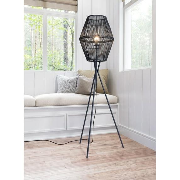 Zoro Woven Floor Lamp