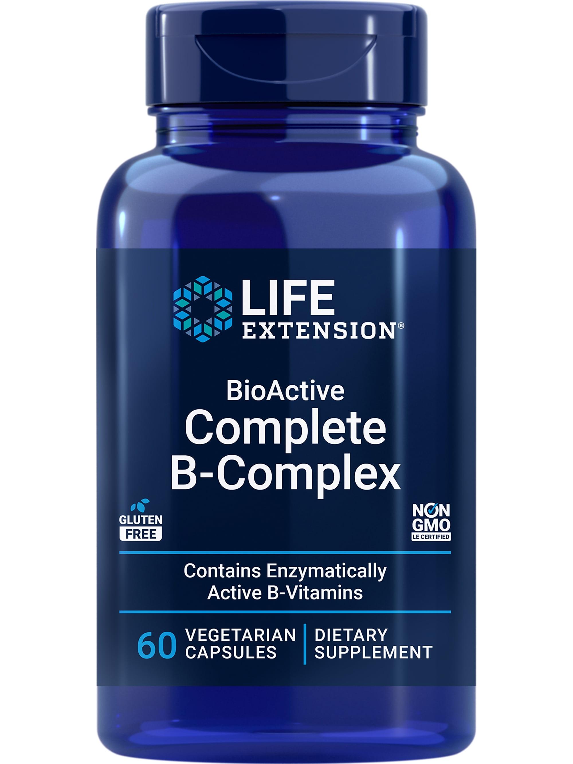 Bioactive Complete B Complex by Life Extension  -  60 VegCap