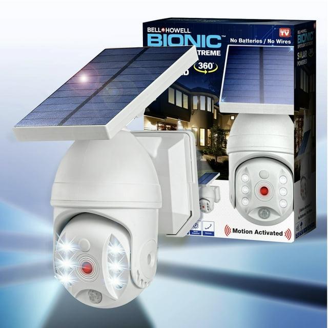 Bell + Howell LED Solar Powered Outdoor Security Spotlight with Motion Sensor
