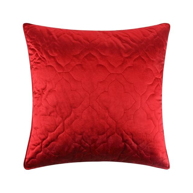 BH Caserta Velvet Red Euro Sham - Levtex Home