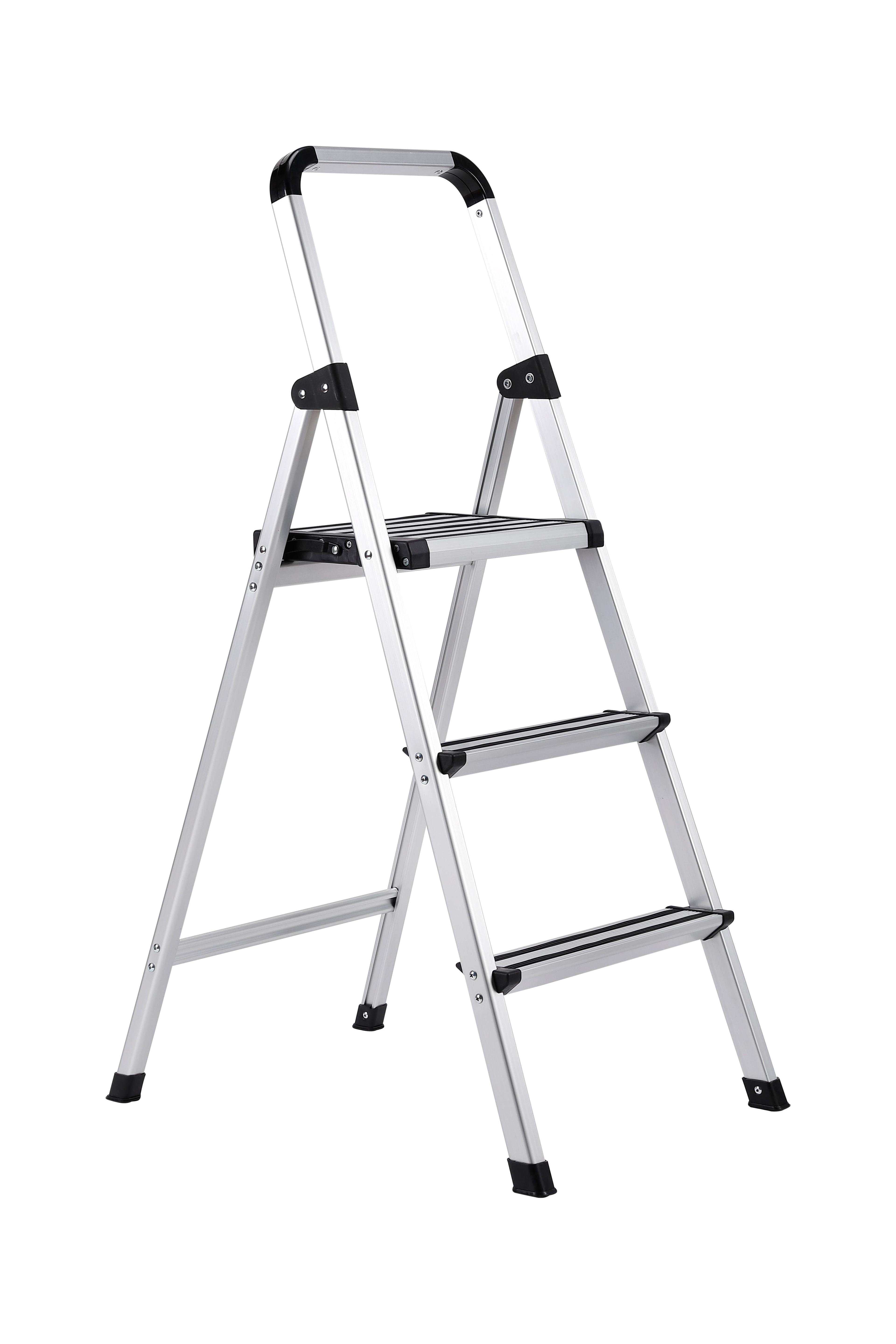 BirdRock Home 2 - Step Plastic Folding Step Ladder