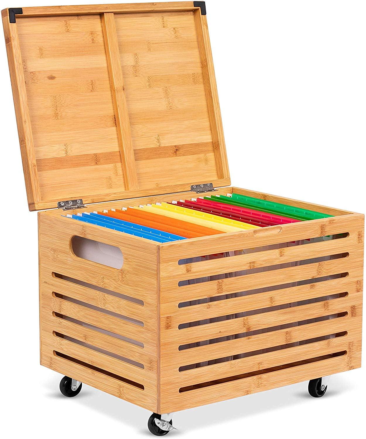 BirdRock Home Bamboo File Box