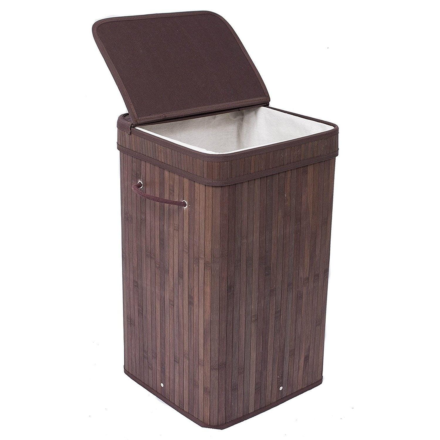 BirdRock Home Bamboo Laundry Hamper with Handles