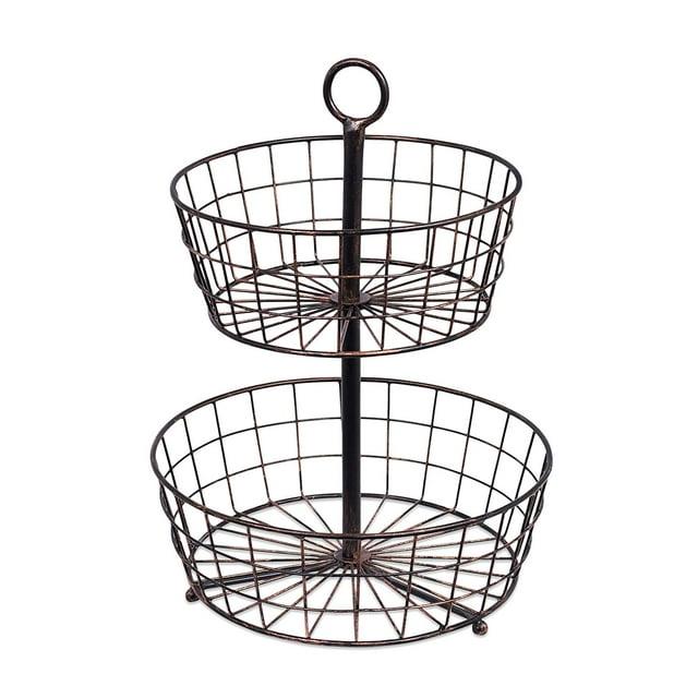 BirdRock Home Metal/Wire Basket