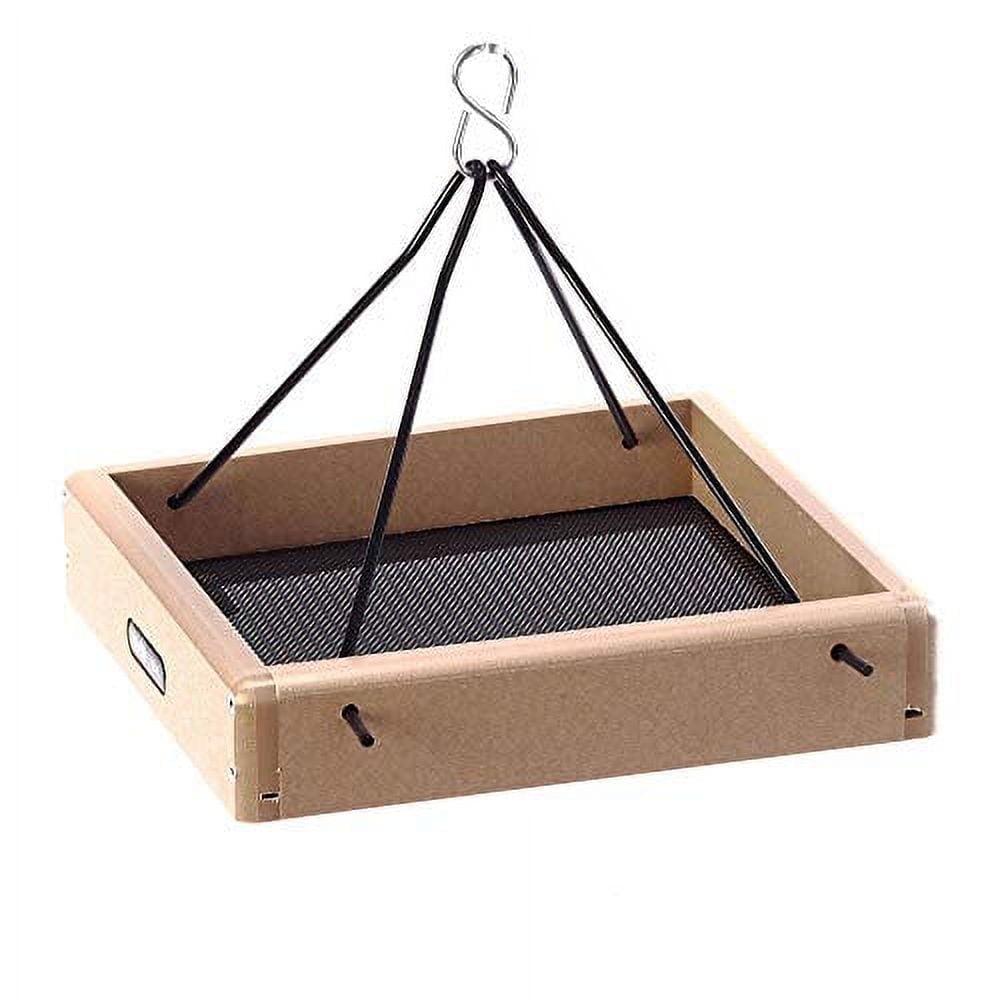 Birds Choice Hanging Platform Bird Feeder in Recycled Plastic Small
