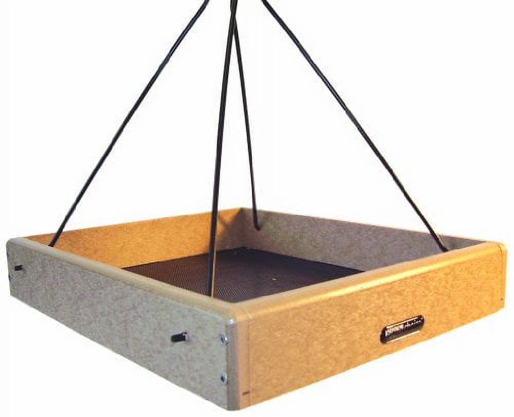 Birds Choice Hanging Platform Bird Feeder in Recycled Plastic Small