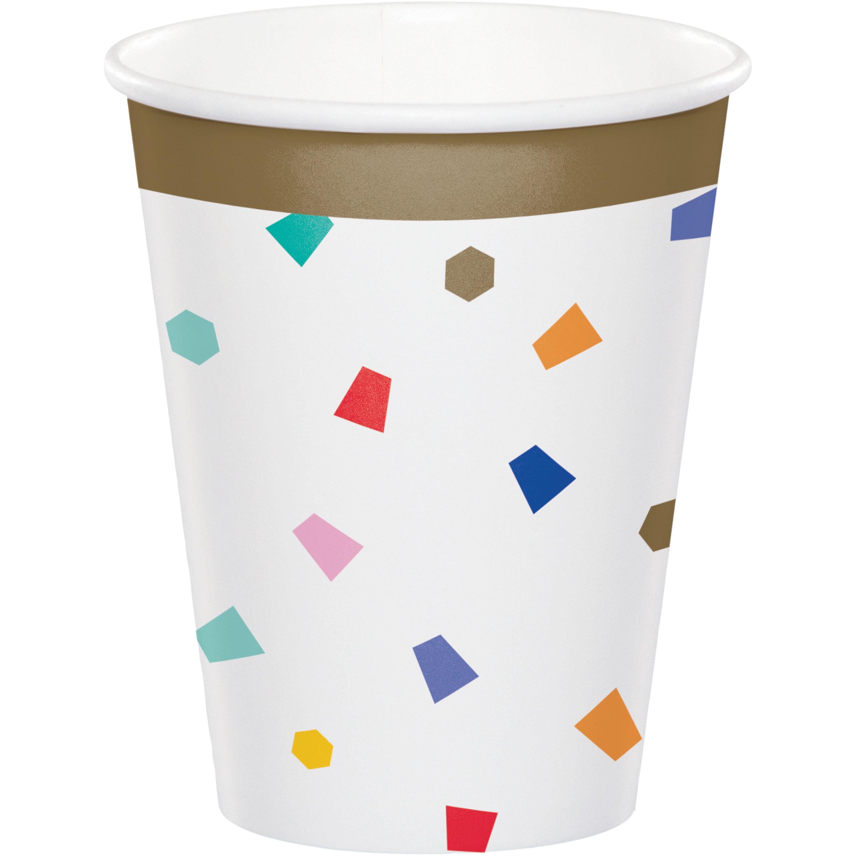 Birthday Confetti Paper Cups, 24 ct