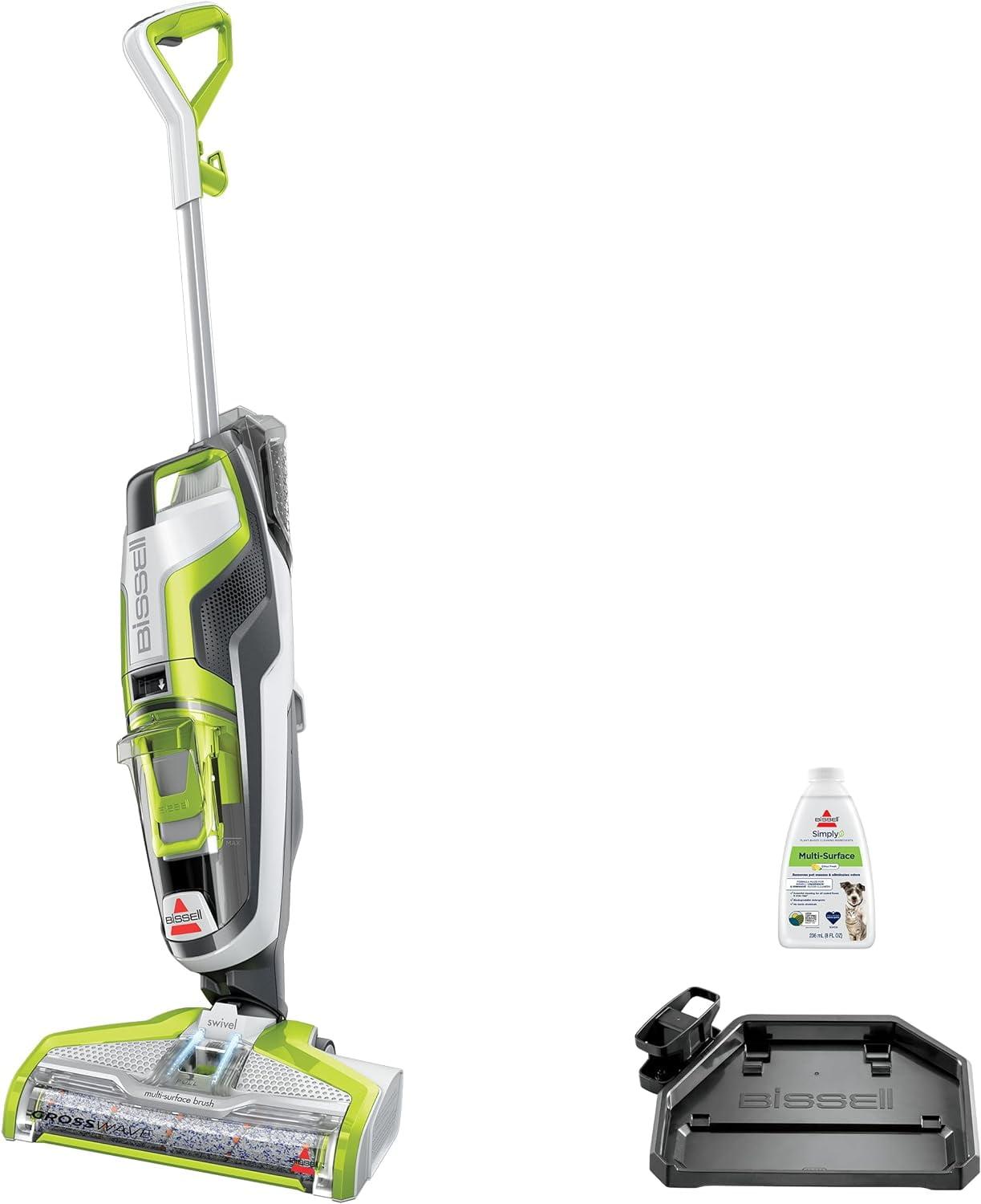 Bissell CrossWave Green and White Wet-Dry Vacuum Cleaner