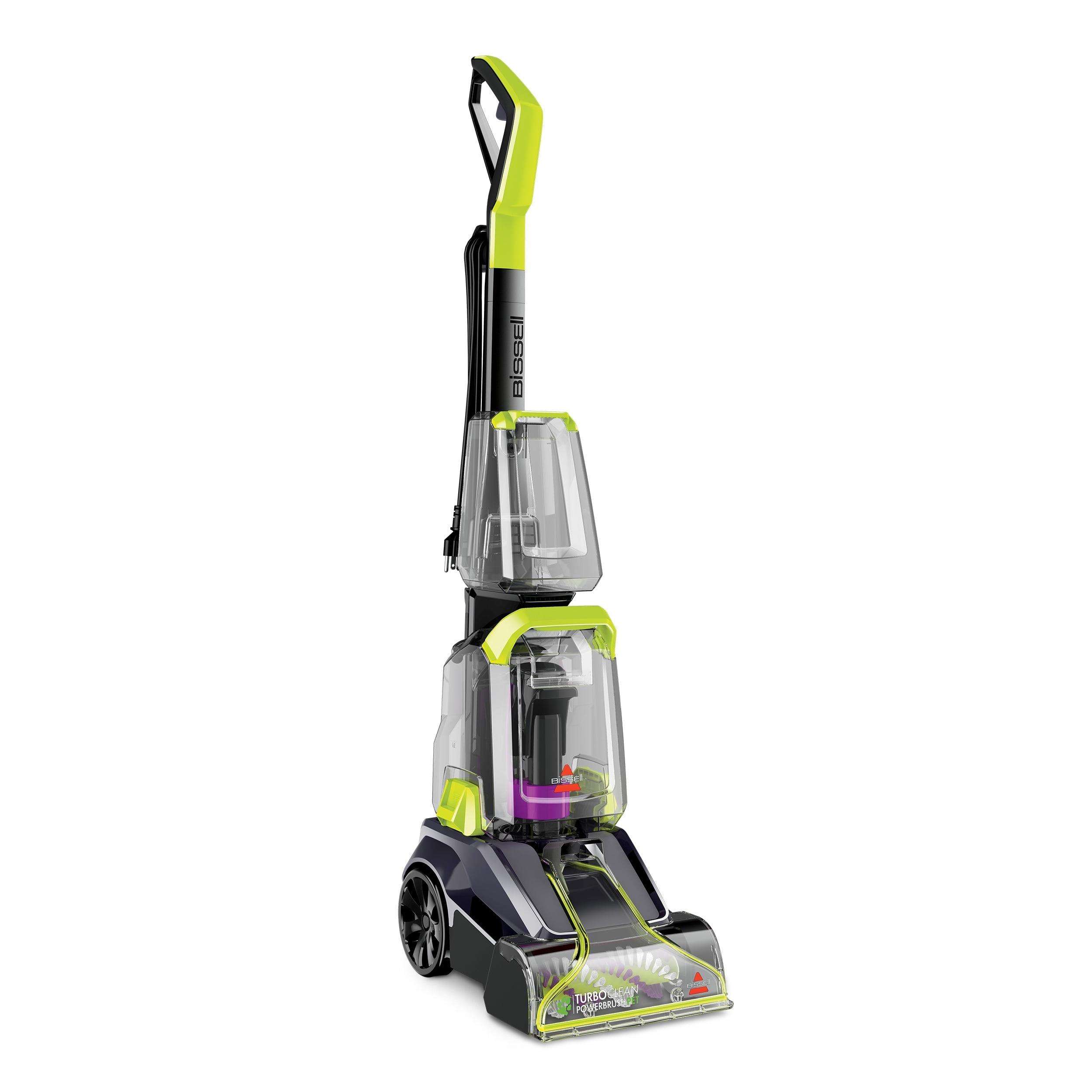 BISSELL TurboClean PowerBrush Pet Carpet Cleaner, 2987,Green/ Black