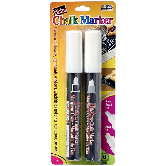 Bistro Chalk Marker Two Pack White