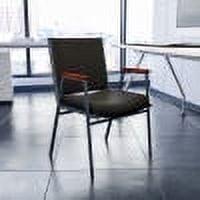 Flash Furniture Aliya Heavy Duty Stack Chair with Arms (Set of 4)