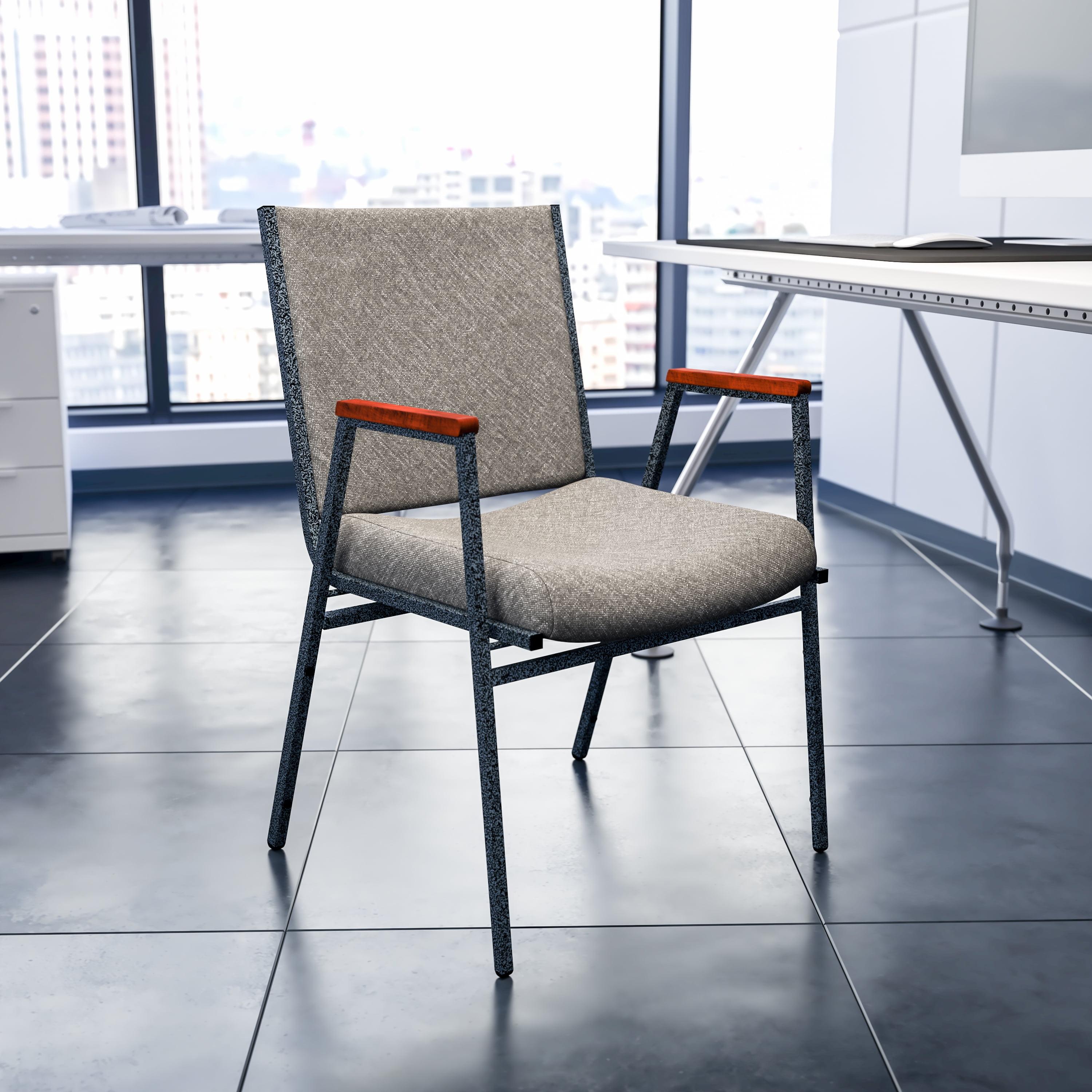 Aliya Heavy Duty Stack Chair with Arms