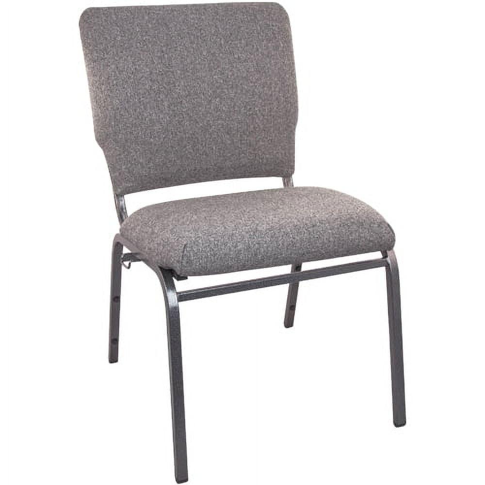 BizChair Charcoal Gray Multipurpose Church Chairs - 18.5 in. Wide