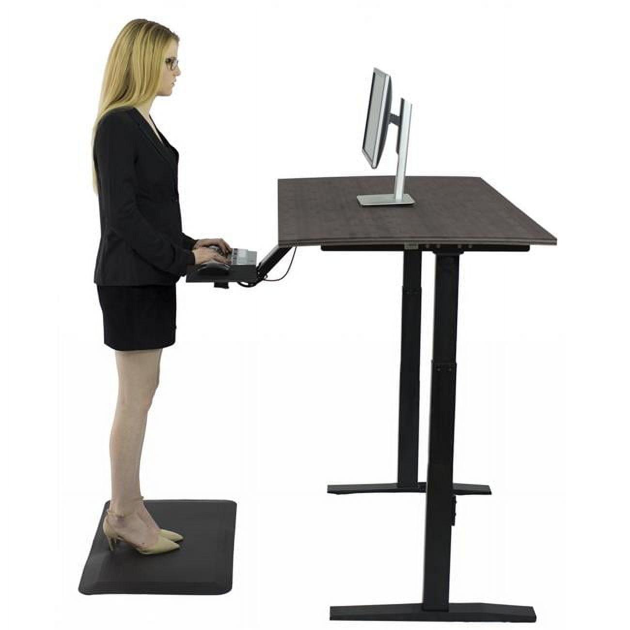 Elevate Dual Motor Black Bamboo Adjustable Standing Desk