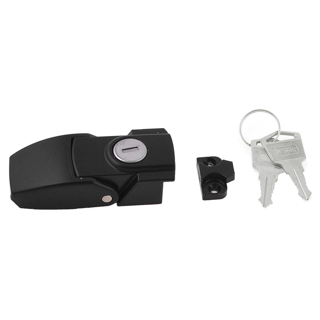 Black Coated Metal Hasp Latch Lock with Keys