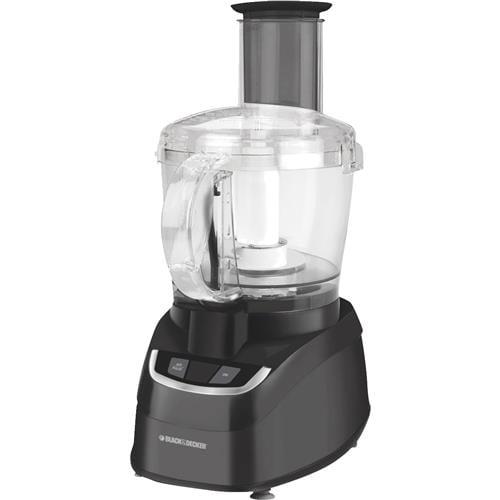 BLACK+DECKER BLACK+DECKER Vegetable Chopper, Stainless Steel Blade, 8-Cup Capacity, 450W Power with Attachments to Grate, Shred, Slice, Mince, Grind, and Puree