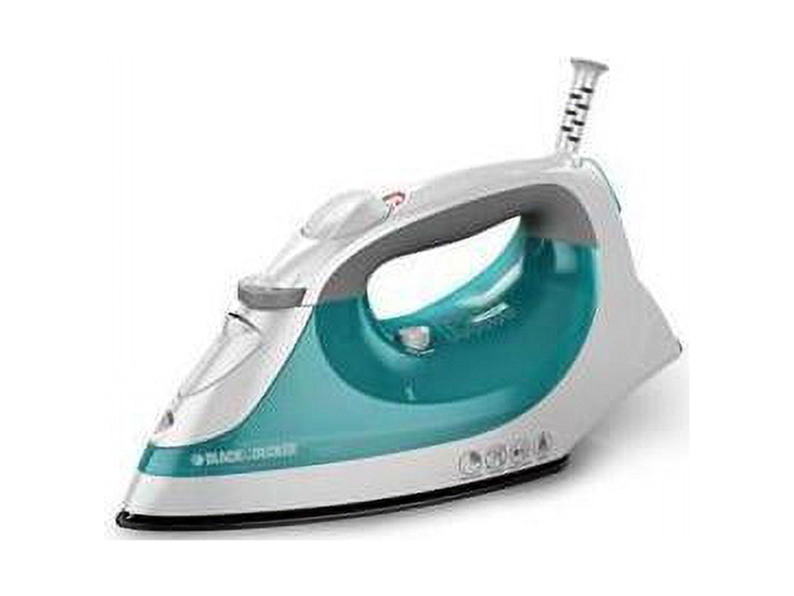 Navy Stainless Steel Steam Iron with Retractable Cord