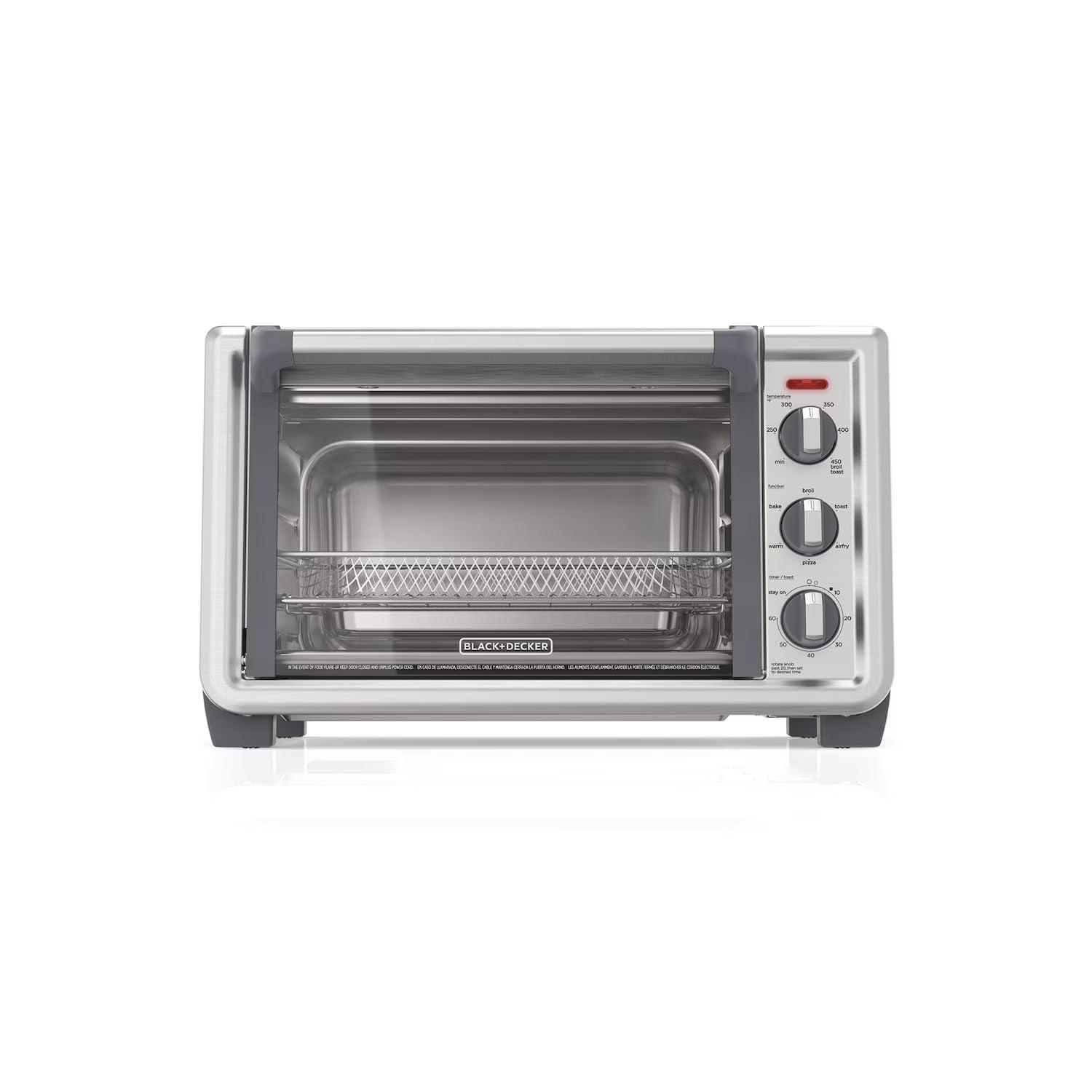 Black + Decker TO6135-1SD 6-Slice Crisp N Bake Air Fry Convection Oven