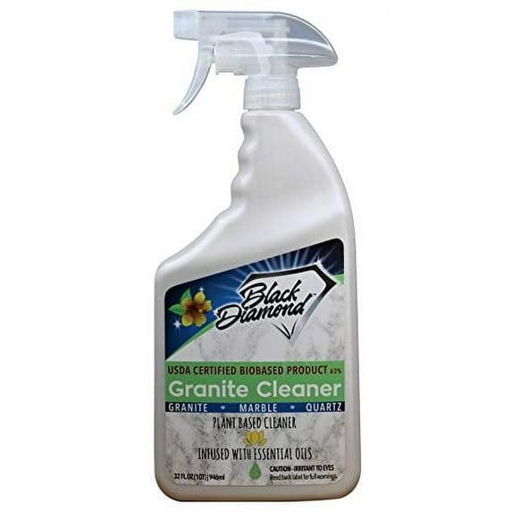 Black Diamond Stoneworks Granite Counter Cleaner: USDA Certified BIOBASED- Safe for Granite and other stone countertops. Safe for food contact formula to keep your countertops looking fresh and clean!