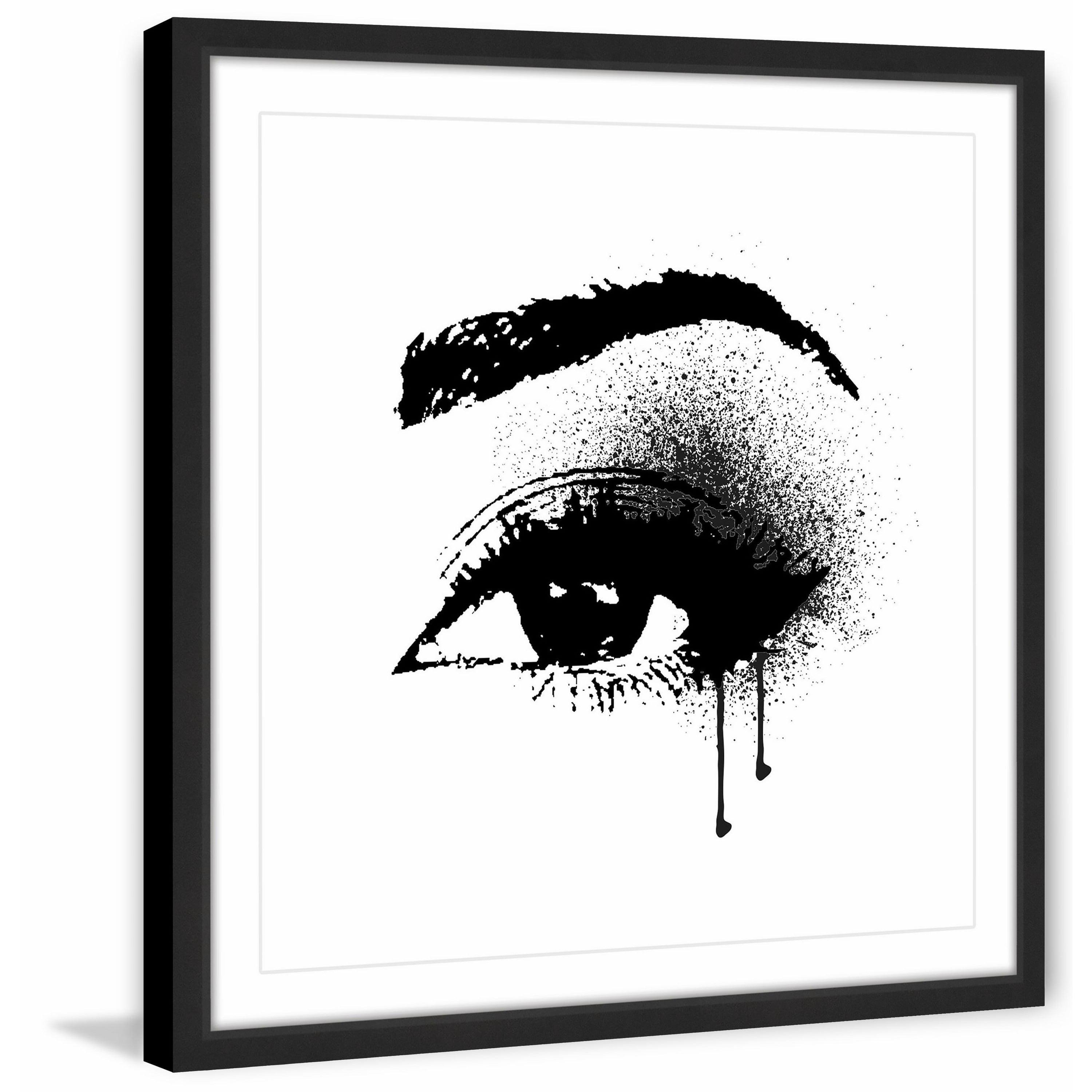 " Black Drip Eye " by Amanda Greenwood