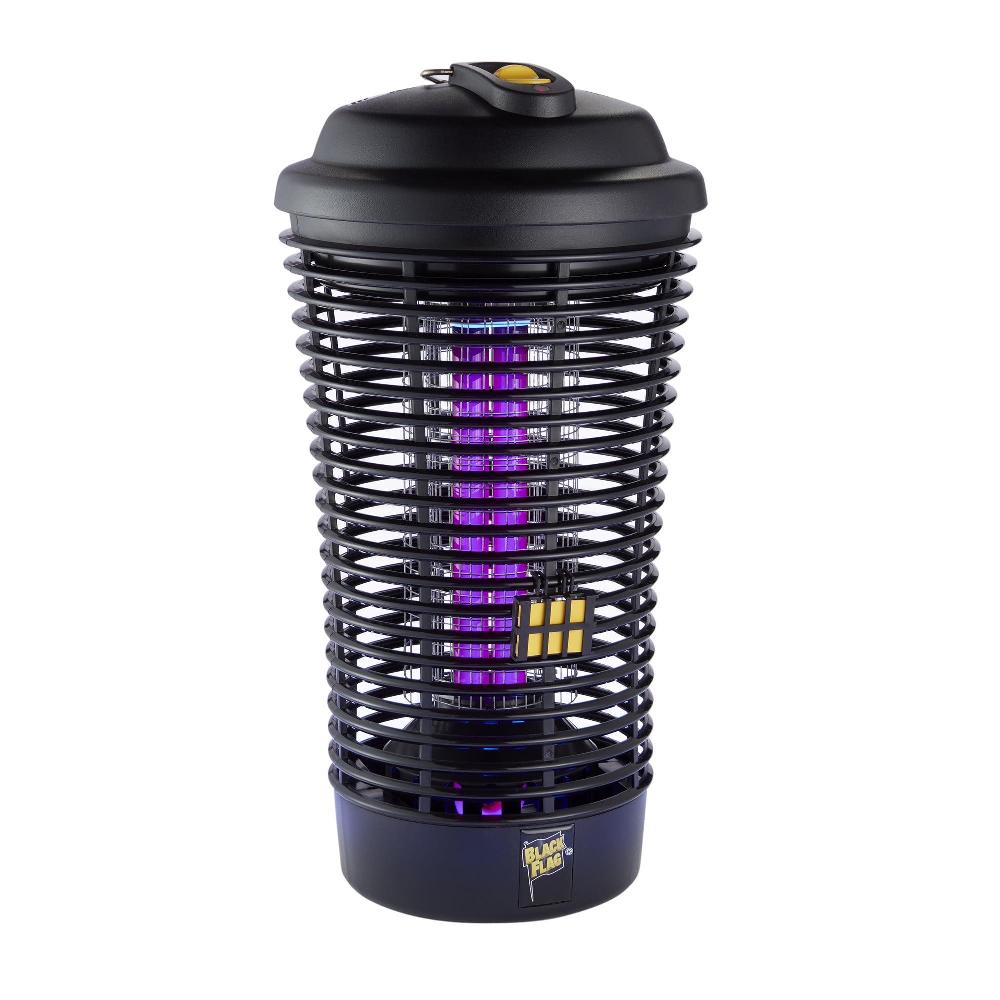 Black Flag 5500 Volt Deluxe 40 Watt Electronic Insect Killer,  Bug Zapper, 1.5 Acre Coverage, Black