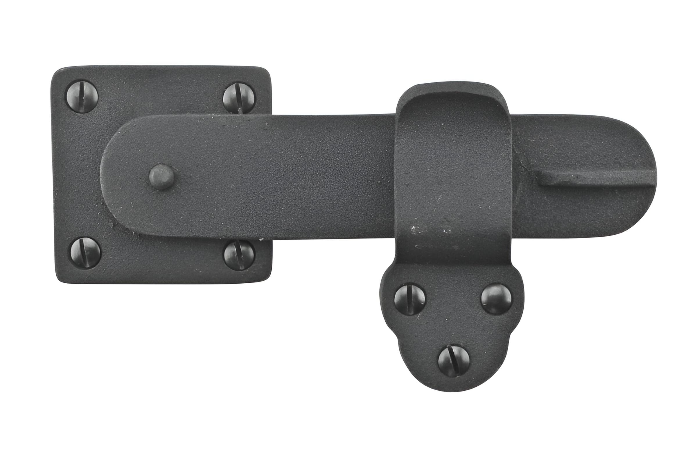 Black Wrought Iron Cabinet Barn Door Gate Latch with Screws