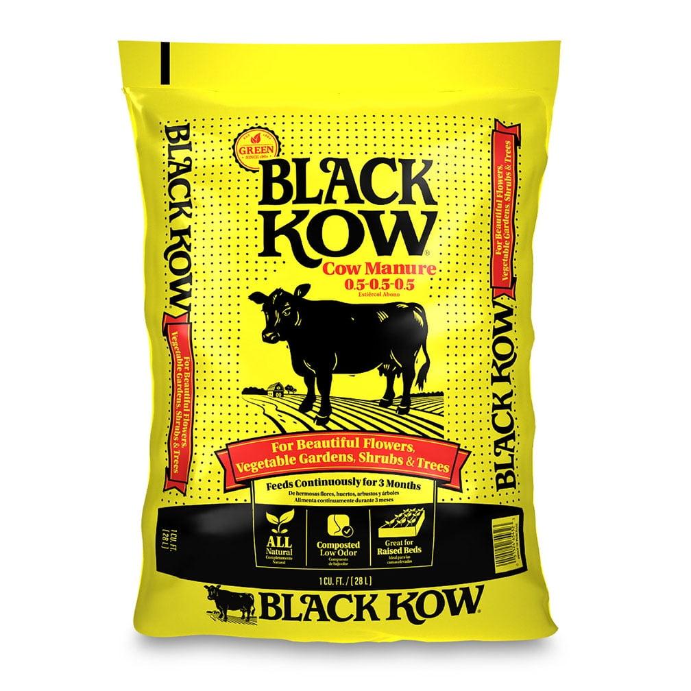 Black Kow All-Natural Cow Manure Plant Fertilizer, 1CF