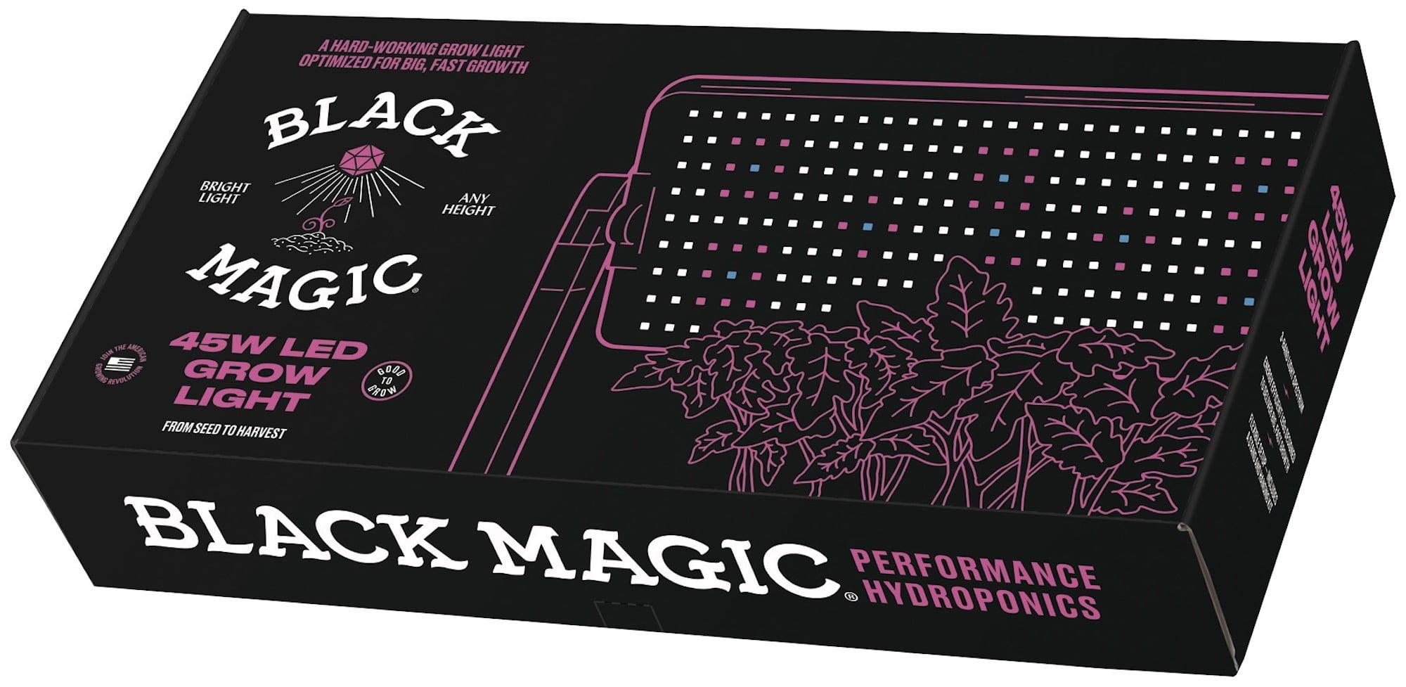 Black Magic 45W LED Grow Light - 3 Band-Light Spectrum