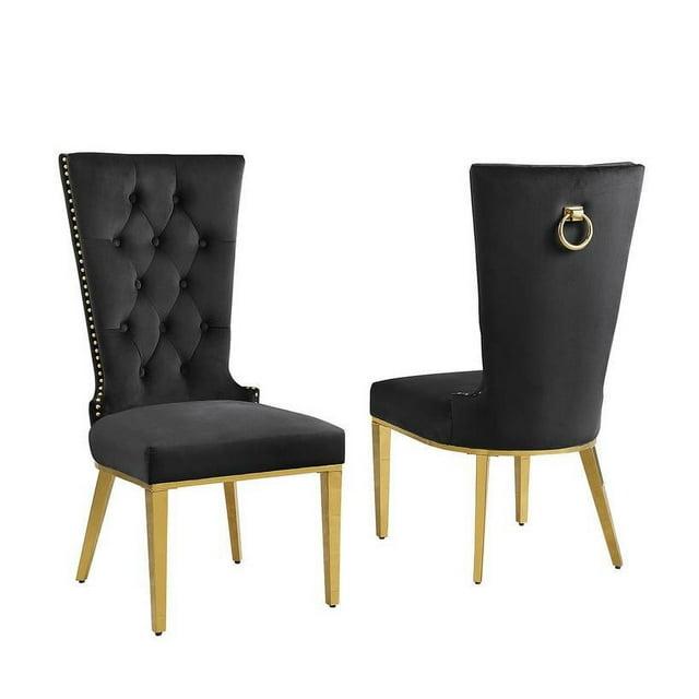 Carnahan Button Tufted Parsons Chair