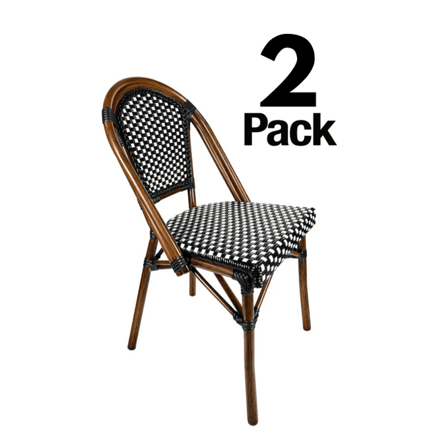Chivari Armless French Patio Dining Chivari Chair, 2 Chair Bundle by Chivari (Set of 2)