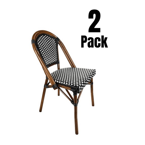 Chivari Armless French Patio Dining Chivari Chair, 2 Chair Bundle by Chivari (Set of 2)