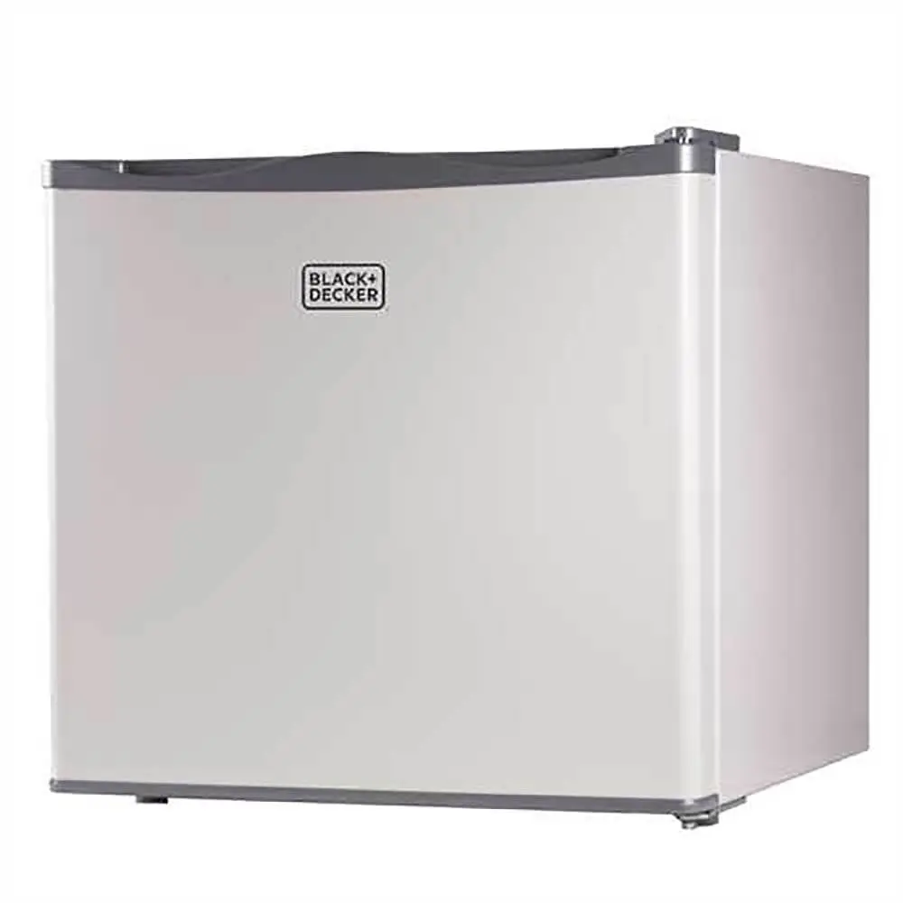 Black and Decker 1.2 Cubic Feet Compact Upright Mini Upright Freezer, White