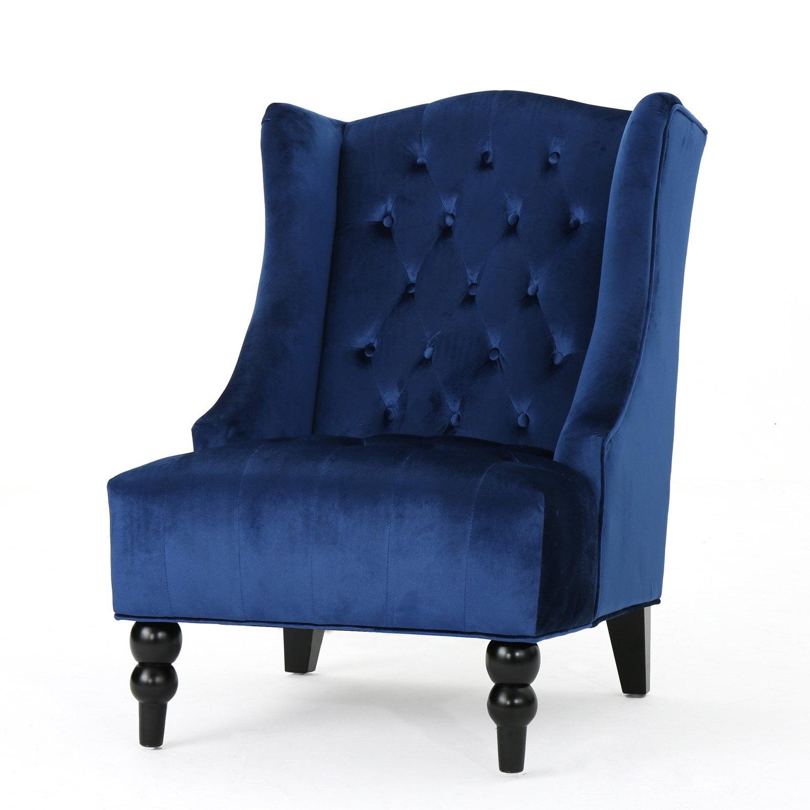 Toddman High-Back New Velvet Club Chair - Christopher Knight Home