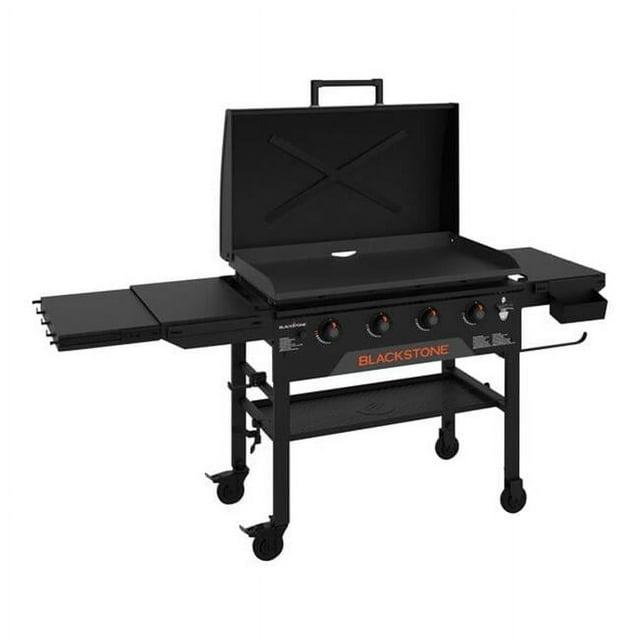Blackstone 4-Burner 36" Omnivore Griddle with Hood and Extendable Side Shelves