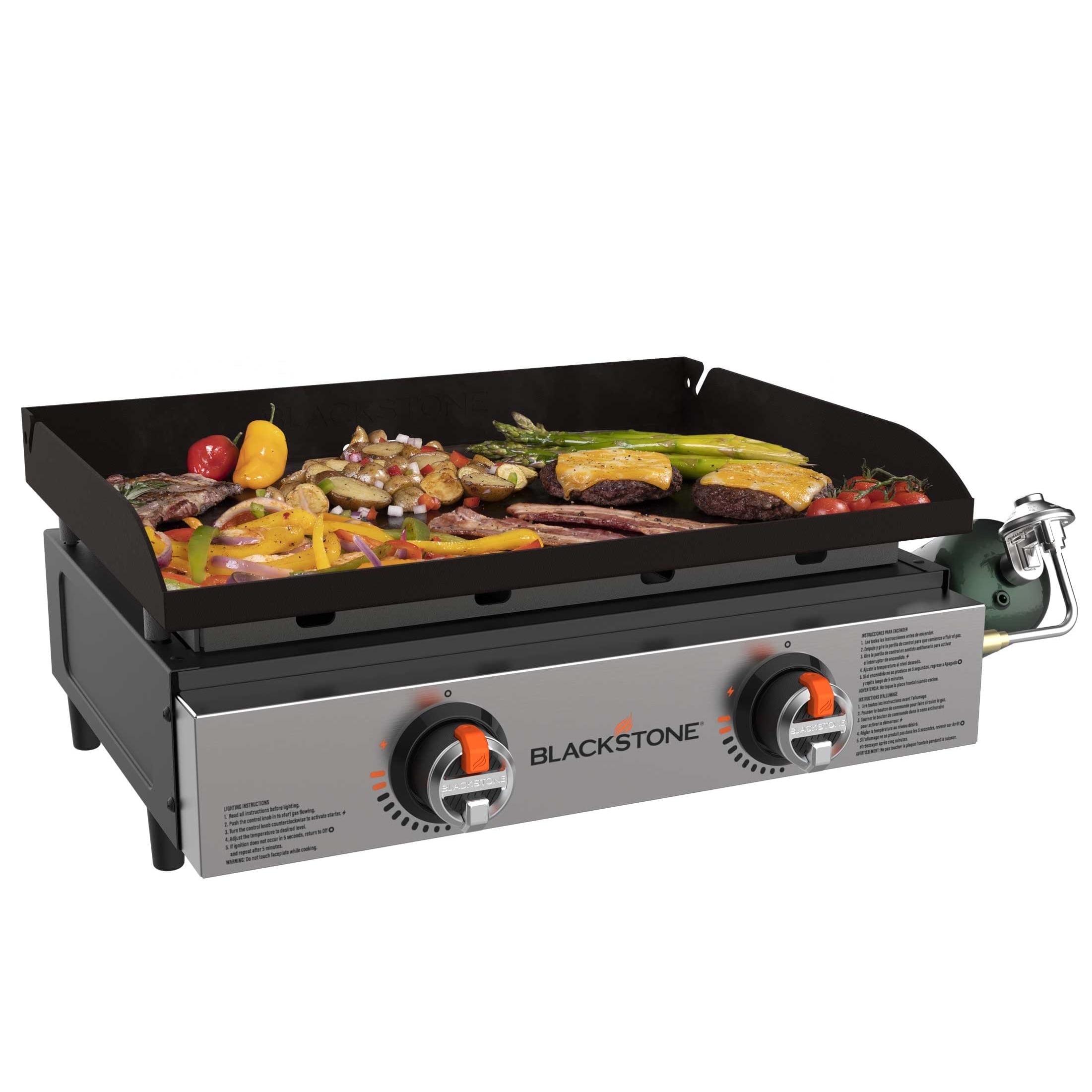 Blackstone 22" Original Omnivore Tabletop Griddle 2-Burner Liquid Propane Flat Top Grill