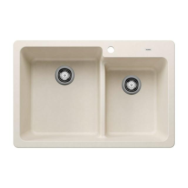 Blanco 442092 Grandis 33" Drop-In Or Undermount Double Basin Silgranit Kitchen Sink -
