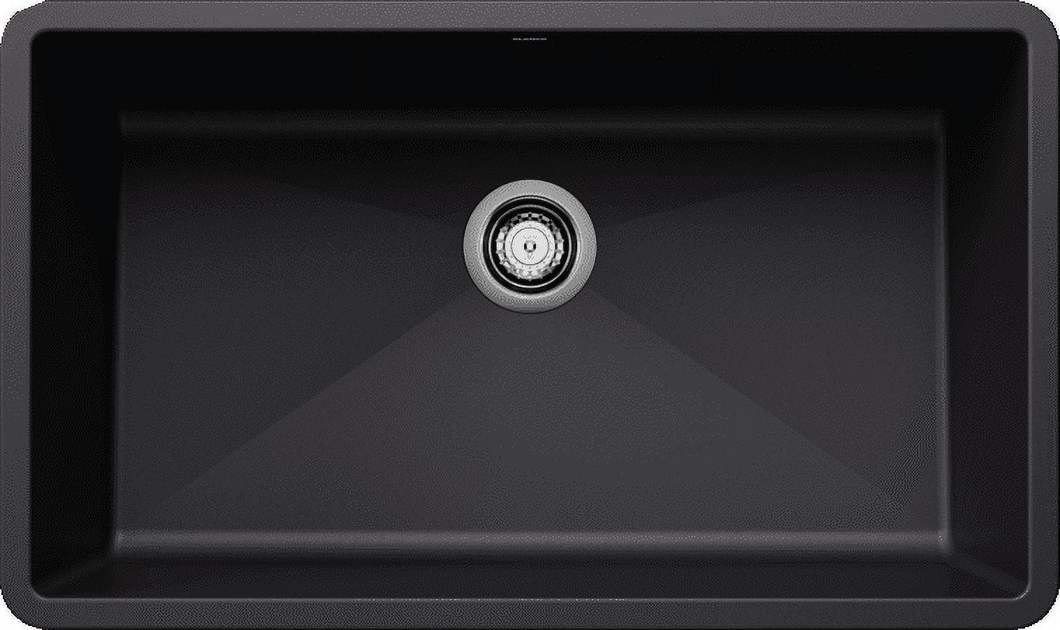 Precis SILGRANIT 32" L X 19" W Super Single Undermount Kitchen SInk
