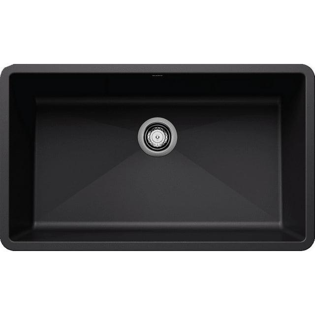 Precis SILGRANIT 32" L X 19" W Super Single Undermount Kitchen SInk