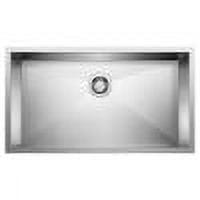 Quatrus 32" L x 18'' W Single Bowl Stainless Steel Undermount Kitchen Sink