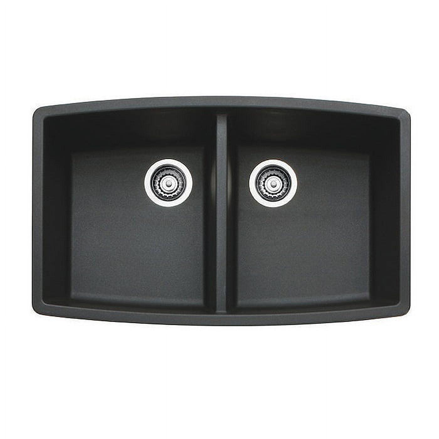 Performa SILGRANIT 33" L x 19" W Double Bowl Undermount Kitchen Sink