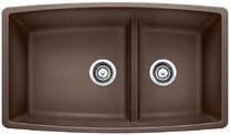 Performa SILGRANIT 33" L x 19" W Double Bowl Undermount Kitchen Sink
